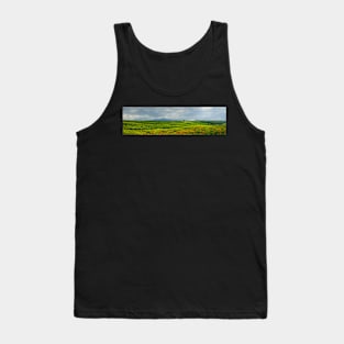 Poppies in a field in Tuscany, Italy Tank Top